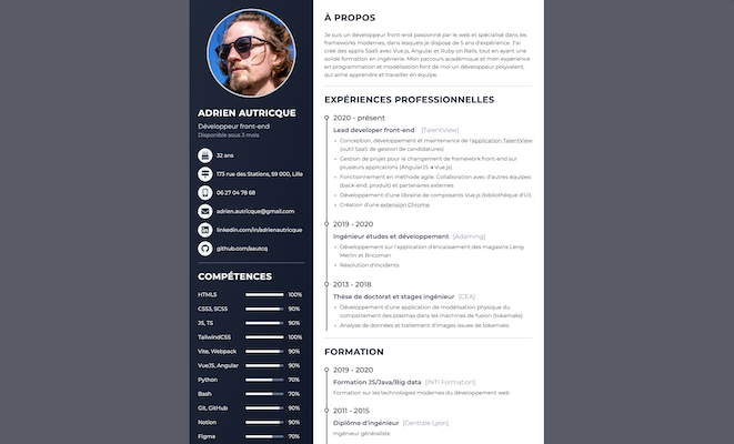 Web resume